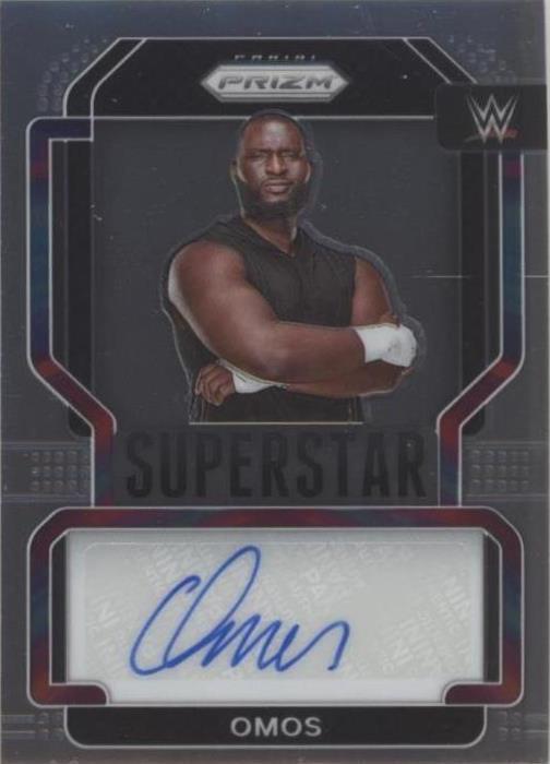 2022 Panini Prizm WWE - Omos #SA-OMS