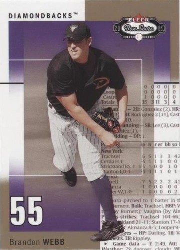 2003 Fleer Box Score - Brandon Webb #111