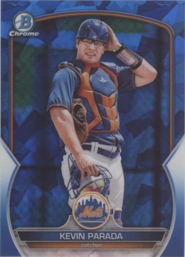 2023 Bowman Kevin Parada BP-91 Neon Green Paper Parallel
