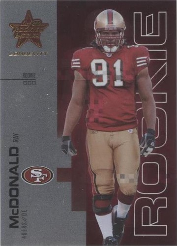 2007 Leaf Rookies & Stars Longevity Ray McDonald #169