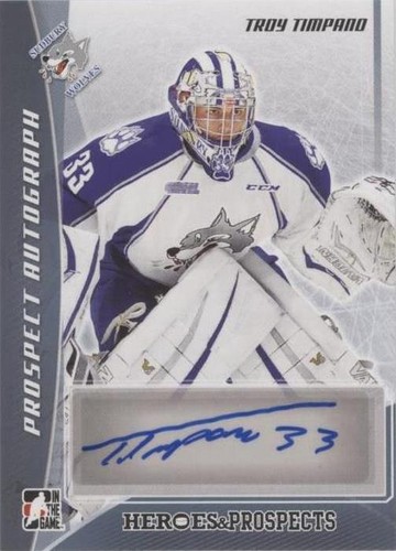 2016-17 Leaf In the Game Heroes & Prospects - Troy Timpano #PA-TT1