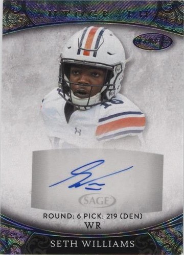 2021 Sage Aspire Seth Williams #ASP-142
