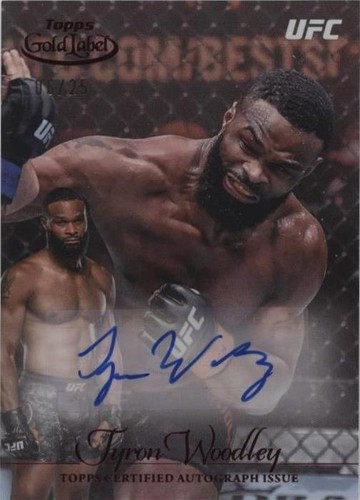 2024 Topps Gold Label UFC - Tyron Woodley #GLA-TWO