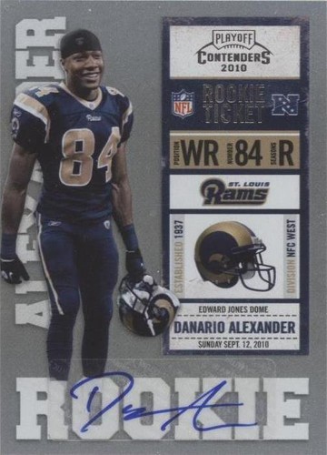 2010 Playoff Contenders Danario Alexander #130