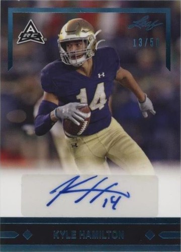 2021 Leaf Memories Kyle Hamilton #GLR-KH2