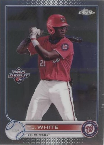 2022 Topps Pro Debut - T.J. White #PDC-191