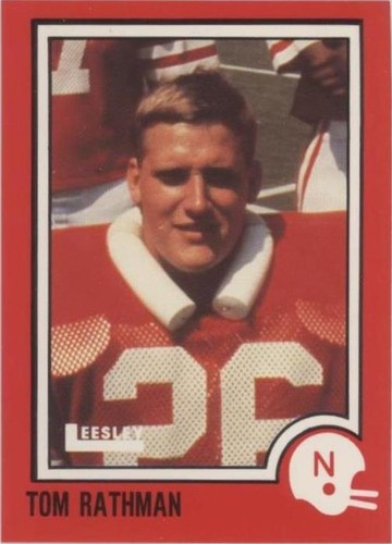 1989 Leesley Nebraska Cornhuskers Tom Rathman #50