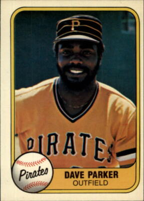 1981 Fleer Pittsburgh Pirates Baseball Card #360 Dave Parker