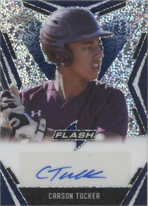 2020 Leaf Flash - Portrait Autographs Blue #PA-CT1 Carson Tucker /50 ...