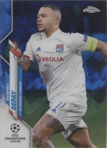 2019-20 Topps Chrome Sapphire UEFA Champions League Memphis Depay