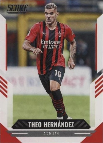 2022 Topps Chrome THEO HERNANDEZ 直筆サイン 2021-22 Topps Chrome UEFA Refractor Autograph THEO HERNANDEZ