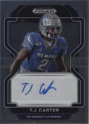 2023 Panini Prizm Draft Picks T.J. Carter #RA-TJC