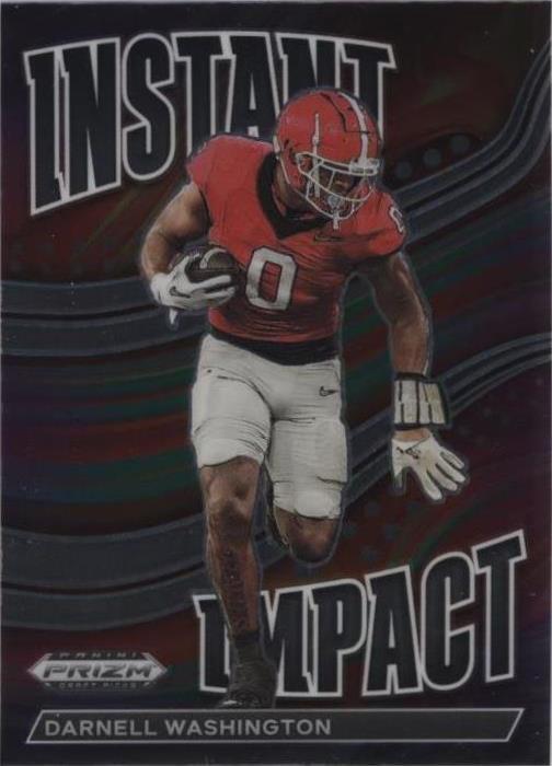 2023 Panini Prizm Draft Picks Instant Impact Darnell Washington RC #II-15