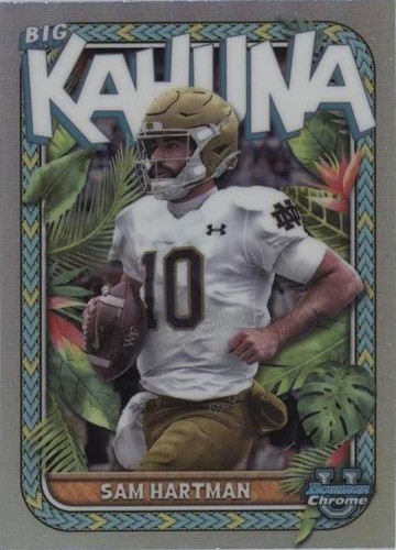 2023 Bowman University Chrome Sam Hartman #TBK-18