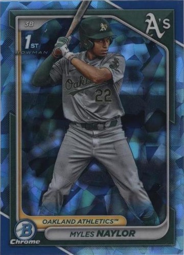 2024 Bowman Sapphire Edition - Myles Naylor #BCP-136