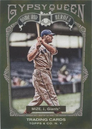 2011 Topps Gypsy Queen - Johnny Mize #HH19