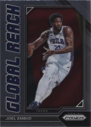 2022-23 Panini Prizm Joel Embiid Dominance Philadelphia