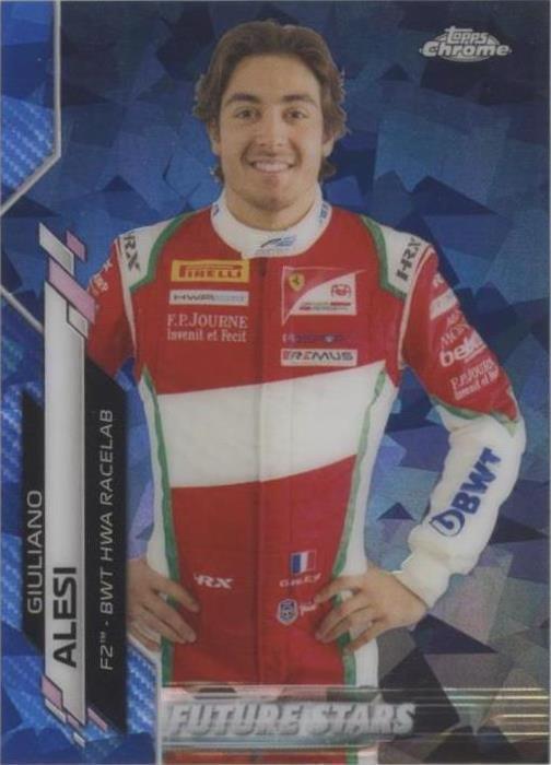 2020 Topps Chrome Sapphire Edition Formula 1 - Giuliano Alesi #52
