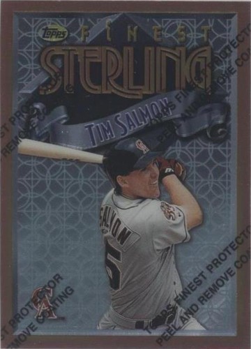 1996 Topps Finest - Tim Salmon #97