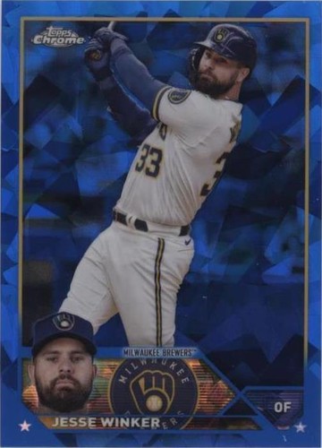 2023 Topps Chrome Update Series Sapphire Edition - Jesse Winker #USCS319