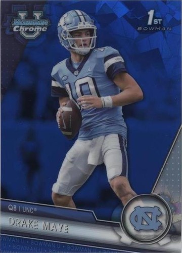 2023 Bowman University Chrome Sapphire Edition Drake Maye #200