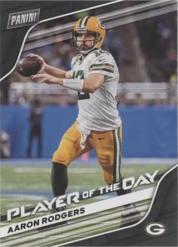 2020 Panini Player of the Day Aaron Rodgers #3