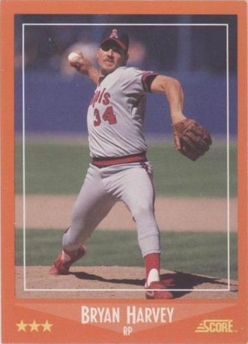 1988 Score Rookies & Traded - Bryan Harvey #87T