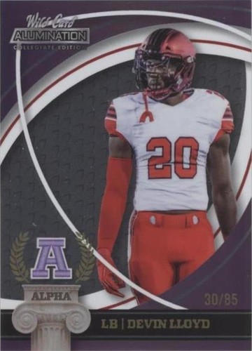 2021 Wild Card Alumination NIL Collegiate Edition Devin Lloyd #ANA-25