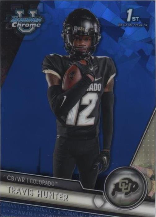 2023 Bowman University Chrome Sapphire Edition Travis Hunter #36