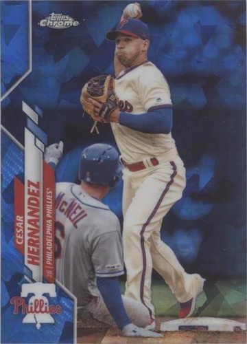 2020 Topps Chrome Sapphire Edition - Cesar Hernandez #234