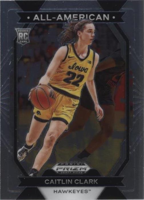 2024 Panini Prizm Draft Picks Caitlin Clark #23 All-American Rookie Card