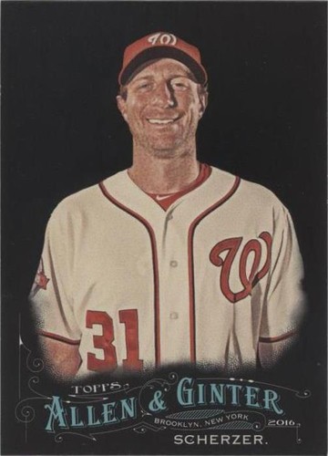 2016 Topps Allen & Ginter X - Max Scherzer #170
