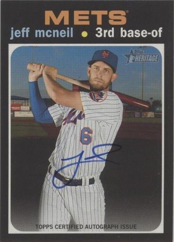 2020 Topps Heritage High Number - Jeff McNeil #ROA-JMC
