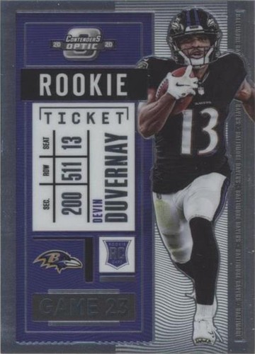2020 Panini Contenders Optic Devin Duvernay #72