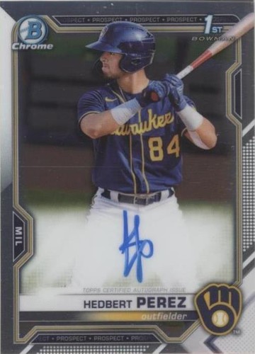 2021 Bowman - Hedbert Perez #CPA-HP