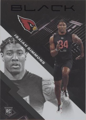 2020 Panini Black Isaiah Simmons #156