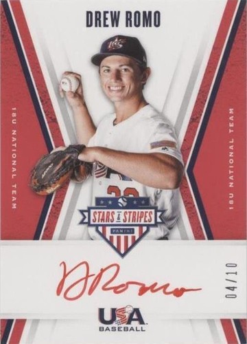 2019 Panini USA Baseball Stars & Stripes - Drew Romo #DR