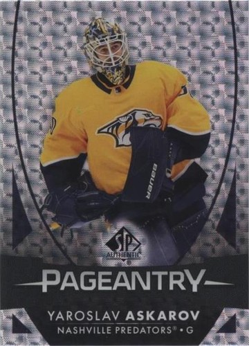 2023-24 Sp Authentic - Yaroslav Askarov #P-70