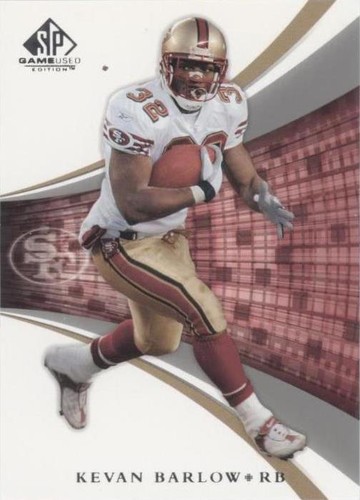 2004 SP Game Used Edition Kevan Barlow #82