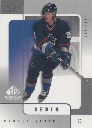 2000-01 SP Game Used Edition - Henrik Sedin #58
