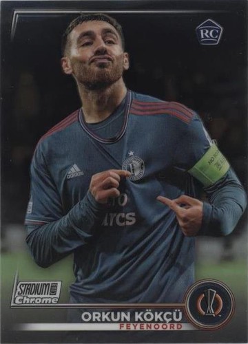 2022-23 Topps Stadium Club Chrome UEFA Club Competitions Orkun Kokcu #93