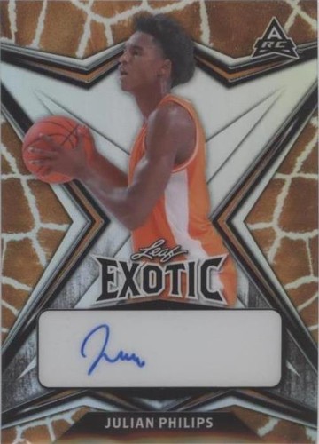 2022-23 Leaf Exotic - Julian Phillips #BA-JP2