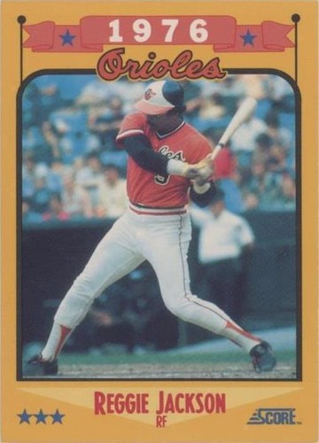 1988 Score - Reggie Jackson #501