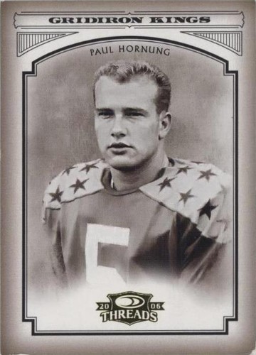 2006 Donruss Threads Paul Hornung #CGK-11