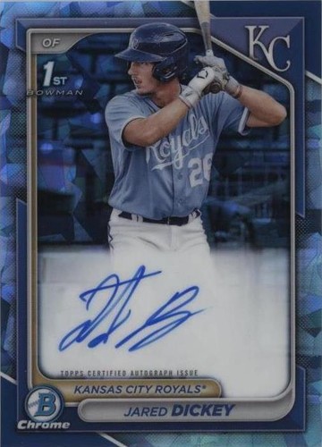 2024 Bowman Sapphire Edition - Jared Dickey #BSPA-JDI