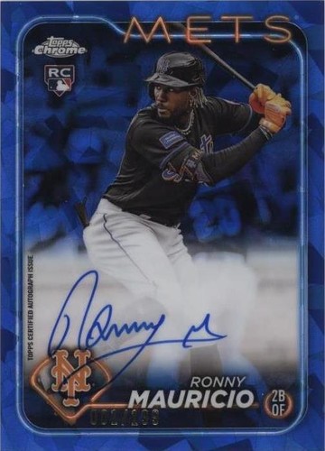 2024 Topps Chrome Sapphire Edition - Ronny Mauricio #CSA-RM