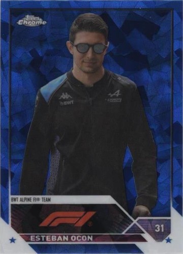 2023 Topps Chrome Sapphire Edition Formula 1 - Esteban Ocon #30
