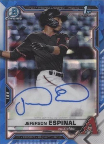 2021 Bowman Sapphire Edition - Jeferson Espinal #BSPA-JES