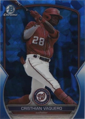 2023 Bowman Chrome Draft Sapphire Edition - Cristhian Vaquero #BDC-27