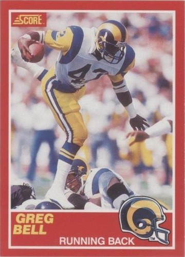 1989 Score Greg Bell #190